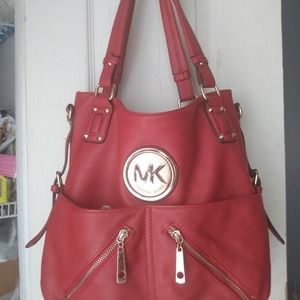 Handbag  Michael Kors Red